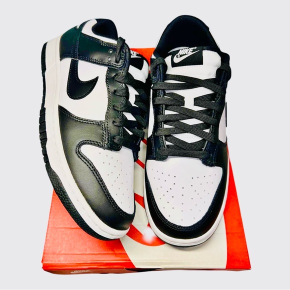 Nike Dunk low Men\'s Black&White Sneakers very soft with original ????‍♀️??‍♂️ main image 5